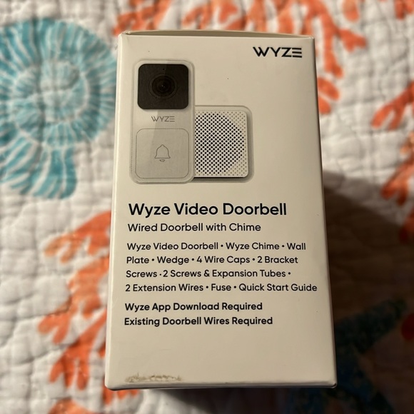 Brand New Door Bell - WYZE Video Doorbell with chime. - Picture 2 of 9